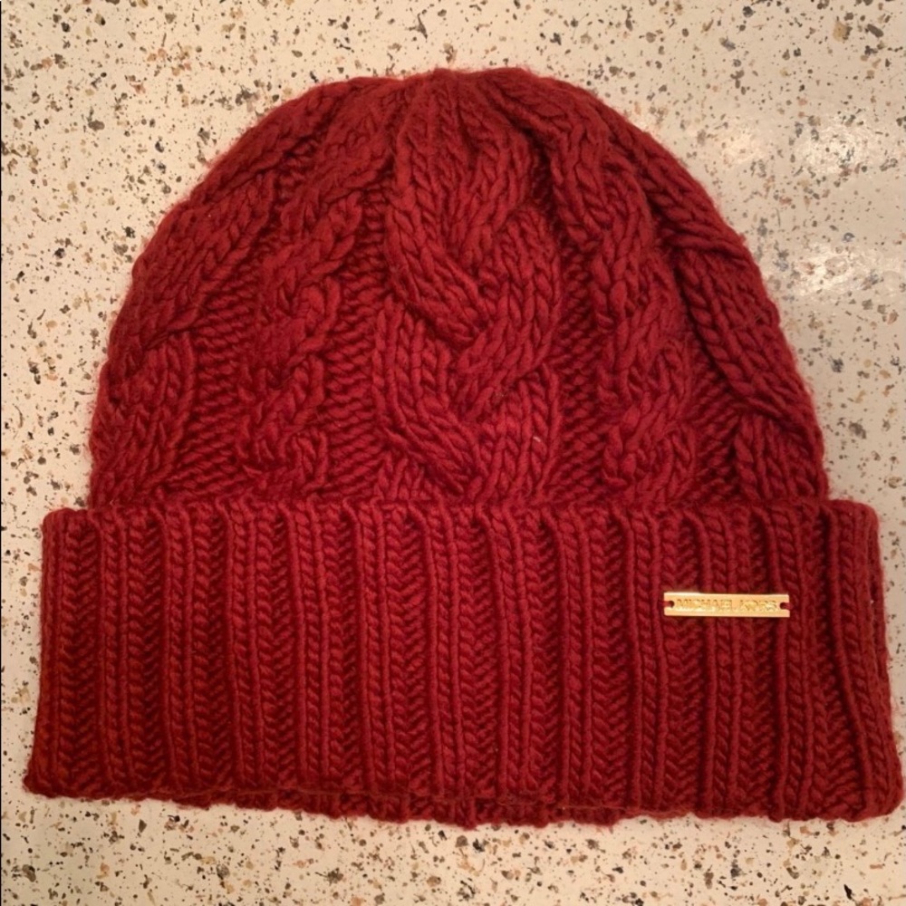 Michael Kors Red Beanie